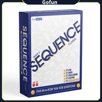 Jogo de tabuleiro SEQUENCE Original Classic com tabuleiro dobrável Jogo de tabuleiro SEQUENCE Original Classic com tabuleiro dobrável