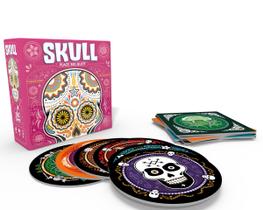 Jogo de Tabuleiro Skull Party - Estratégia e Blefe (13+)