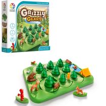 Jogo de tabuleiro SmartGames Grizzly Gears com 80 desafios de mais de 7 anos