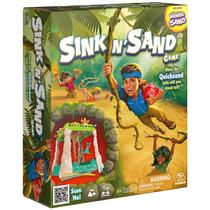 Jogo de Tabuleiro Spin Master Games Sink N' Sand com Areia Cinética
