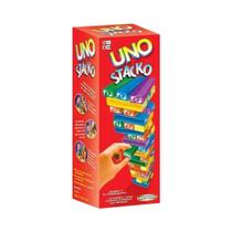 Jogo De Tabuleiro Stacko UNO Para Entretenimento Familiar, Brinquedo Educativo, Quebra-Cabeça Para