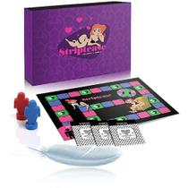 Jogo de Tabuleiro Strip Tease para Casais - Diversão e Sedução Jogo de Tabuleiro Strip Tease para Casais - Diversão e Sedução