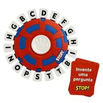Jogo De Tabuleiro Tapalavras Que Trava Letras Stop Polibrinq