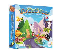 Jogo de tabuleiro The World Game Geography Kids Adults 2-5 jogadores