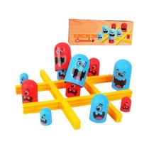 Jogo De Tabuleiro Tic Tac Toe Montessori Divertido Para Crianças, Brinquedos Intelectuais De