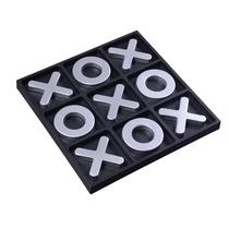 Jogo de tabuleiro Tic Tac Toe Tolevoit Textured Silver 11,6"