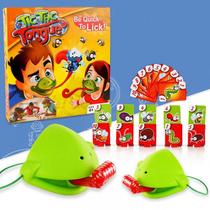 Jogo de tabuleiro Tongue Out Lizard Frog Mask Toy para crianças