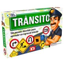 Jogo De Tabuleiro Trânsito Educativo Pistas Placas Cones