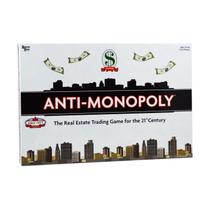 Jogo de tabuleiro University Games Anti-Monopoly para 2-4 jogadores