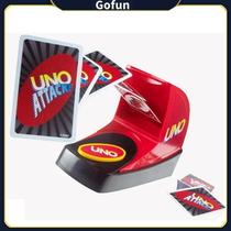 Jogo de tabuleiro UNO Attack! Jogo de cartas para festas familiares com mais de 6 anos