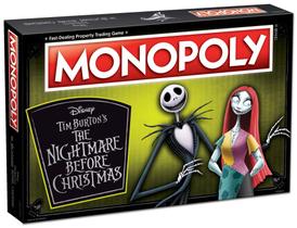 Jogo de Tabuleiro USAOPOLY Monopoly Disney Nightmare Before Christmas Jogo de Tabuleiro USAOPOLY Monopoly Disney Nightmare Before Christmas