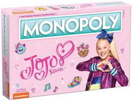 Jogo de Tabuleiro USAOPOLY Monopoly JoJo Siwa Edition All Ages Jogo de Tabuleiro USAOPOLY Monopoly JoJo Siwa Edition All Ages