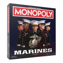 Jogo de tabuleiro USAOPOLY Monopoly Marines 250º aniversário