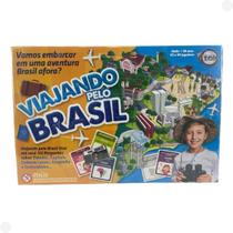Jogo de Tabuleiro Viajando Pelo Brasil 12191 - Toia Brinquedos Jogo de Tabuleiro Viajando Pelo Brasil 12191 - Toia Brinquedos