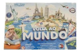 Jogo De Tabuleiro Volta Ao Mundo Brinquedos Toia - 12192 Jogo De Tabuleiro Volta Ao Mundo Brinquedos Toia - 12192