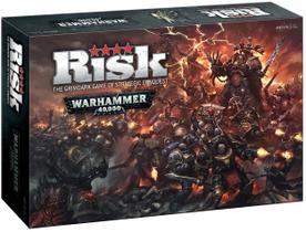 Jogo de tabuleiro Warhammer 40k com tema de risco War of the Beasts