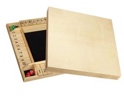 Jogo de Tabuleiro WE Games Shut The Box Classic 4 Player Wood