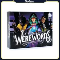 Jogo de tabuleiro Werewords, versão em inglês, série Werewolf
