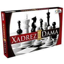 Jogo De Tabuleiro Xadrez E Dama 58pcs Pais E Filhos