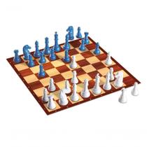 Jogo De Tabuleiro Xadrez Escolar - Plasbrink Jogo De Tabuleiro Xadrez Escolar - Plasbrink