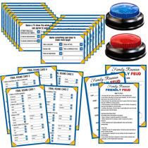 Jogo de Tabuleiro Xminc Family Feud com 2 Buzinas e Trivia