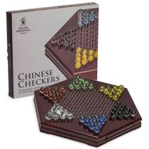 Jogo de tabuleiro Yellow Mountain Imports Chinese Checkers Halma