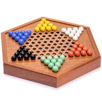 Jogo de tabuleiro Yellow Mountain Imports Chinese Checkers Set