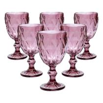 Jogo de taça com 6 lyor diamond 325ml 6474 vidro Jogo de taça com 6 lyor diamond 325ml 6474 vidro