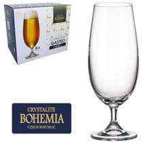 Jogo De Taca De Cristal Para Cerveja Com 6 Unds Gastro Bohemia 380ml