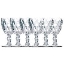 Jogo de Taça de Vidro Diamond 340mL Wellmix