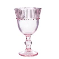 Jogo De Taça De Vidro Linx Rosa 270 ml 6 Peças