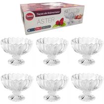 Jogo de taca de vidro para sobremesa aster com 6 pecas 110ml - DOLCE HOME