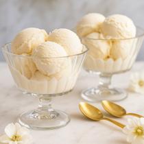 Jogo de taça de vidro para sobremesa com 6 peças zaira transparente 280ml para sorvete doces tigela