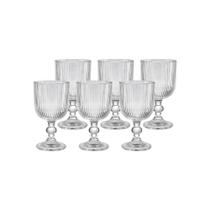 Jogo De Taça P/ Água E Vinho 370Ml 6 Pçs Graffiato Hauskraft