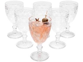 Jogo de tacas 350ml royal transparente - casambiente