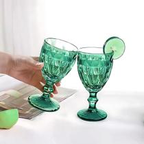 Jogo de Taças Azul com 6 Peças 260ML Original Glass Diamante Jogo de Taças Azul com 6 Peças 260ML Original Glass Diamante