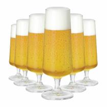 Jogo de Taças Cerveja Minileed Cristal 185ml 6 Pcs - Ruvolo