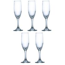 Jogo de Taças Champagne 180ml de Vidro Festas 2023/2024 - 5Un Jogo de Taças Champagne 180ml de Vidro Festas 2023/2024 - 5Un