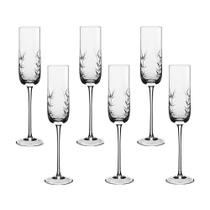 Jogo de taças champagne em cristal Strauss 232ml 6 peças 401.607.167