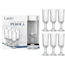 Jogo de Taças Champanhe Pérola 6 Peças 160ml Vidro Haste Mesa Posta Elegante Jantar Bebidas Presente Luxo Cozinha Jogo de Taças Champanhe Pérola 6 Peças 160ml Vidro Haste Mesa Posta Elegante Jantar Bebidas Presente Luxo Cozinha