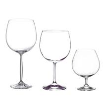 Jogo de Taças com 18 Peças Degustação / Conhaque / Gin.