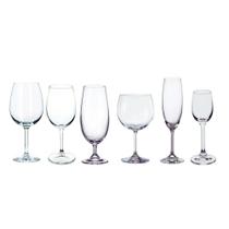 Jogo de Taças com 36 Peças em Cristal com Titânio Linha Anna Bohemia