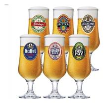 Jogo De Taças De Cerveja Chopp 370ml Kit 6 Copos