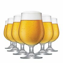 Jogo de Taças de Cristal Bock para Cerveja 380ml 6pcs Ruvolo