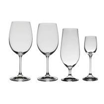 Jogo de Taças De Cristal Bohemia Roberta 24 Peças Jogo de Taças De Cristal Bohemia Roberta 24 Peças