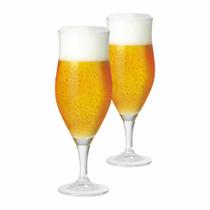 Jogo de Taças de Cristal Lubzer G para Cerveja 390ml 2pcs Ruvolo
