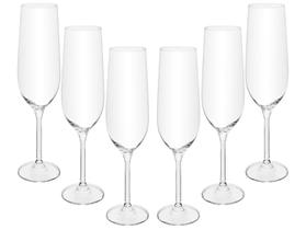 Jogo de Taças de Cristal para Champagne 270ml 6 Peças Bohemia Crex