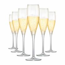 Jogo de Taças de Cristal Proseco para Vinho 135ml 6pcs Ruvolo