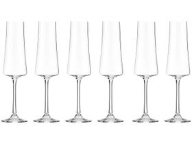 Jogo de Taças de Cristal Transparente 210ml 6 Peças Haus Concept Pleasure