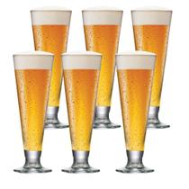 Jogo de Taças de Cristal Tulipa Reta para Cerveja 300ml 6pcs Ruvolo